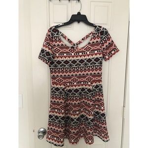 Tribal print dress